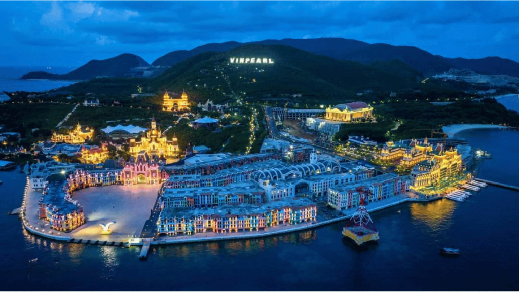 banner vinpearl nha trang flycam